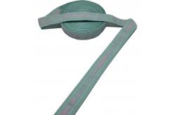 China Width 2cm Metallic Webbing Anti Slip Elastic Band Knitted Green supplier