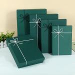 Recycled Paper Lid and Base Box Apparel And Shoes Cardboard Packaging Gift Box for sale