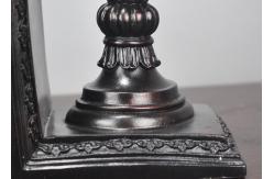 China Black Plated Resin Decoration Crafts , Study Room Globe Book Holder supplier