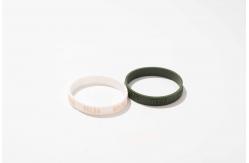 China Customized Adjustable Silicone Rubber Wristband Silk Screen Printing supplier