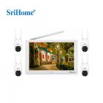 10.1 Inch LCD NVR Video Surveillance System NVR Kit Two Way Audio 2MP Wifi PTZ Dome Camera 4 Channel for sale