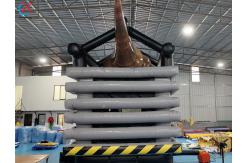 China New Design Inflatable Bounce Castle With Slide Commercial Dinosaur Theme supplier