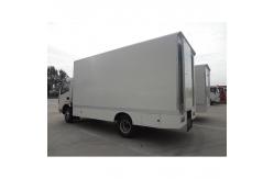 China Small Cargo Van Truck Food Vending Truck Left Steering Manual Transmission supplier