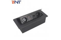 China Tabletop Pop Up Hidden Electrical Sockets With EU Standard Power Plug supplier