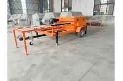 China Wood Edger Twin Blade Board Edger Mobile Used Woodworking Circular Sawmill supplier