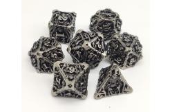 China Handmade Metal Mini RPG Dice 7 Piece Set Gold Plated Surface supplier