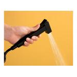 Square High Pressure Solid Brass Bathroom Toilet Bidet Sprayer New Matte Black