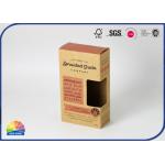 Die Cut Window Folding Carton Box Paper Packaging With UV Printed for sale