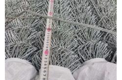 China Diamond Hole 8 Gauge Chain Link Fence Galvanized Pvc Coated supplier