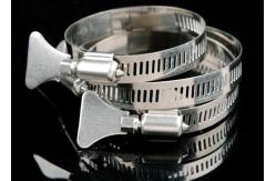 China 3.8NM Holding Force SUS201 Gas Pipe Clamping American Hose Clamp supplier
