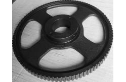 China Yellow HT250 Gray Cast Iron Synchronous Wheel Timing Belt Pully supplier