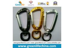 China Space Aluminum Top Quality Black/Red/Yellow Lockable Snap Carabiners supplier