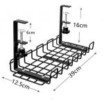 Sturdy Standing Type Wire Organizer for Desk Installation Type Metal Wire Mesh Design for sale