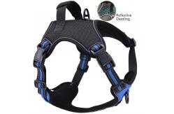 China Custom Design Dazzling Heavy Duty Large Dog Harness Thickened No Pull supplier