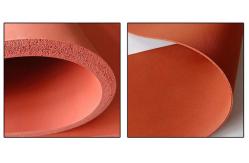 China Soft Insulation Silicone Sponge Sheet No Poison And High Temperature Protective supplier