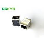 Single Port TAB UP RJ45 Modular Jack For Printed Circuit Board for sale