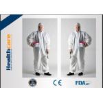 Dust Proof Disposable Protective Gowns Work Clothes For Hospital / Chemicals / Industry for sale