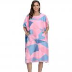 Adult Women Beach Towel Quick Dry Microfiber Poncho Towel Sport Sustainable Sublimation Design for Travel Custom Logo Option for sale