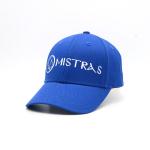 Stitching Matches The Fabric Color On Six-Panel Baseball Cap In Cotton With Embroidery Logo for sale
