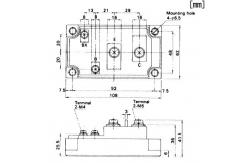 China IGBT Power Module 1DI200G-100 POWER TRANSISTOR MODULE FUJITSU IGBT Power Module supplier
