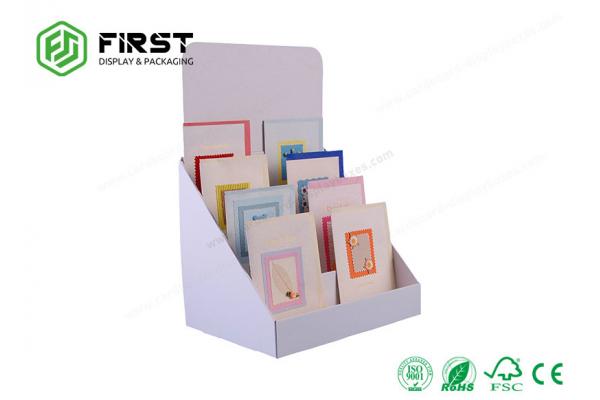 Foldable Cardboard Point Of Purchase Displays Varnishing CMYK Printing