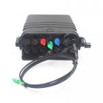 FTTX Balck Pre-connectorized Fiber Terminal Waterproof Boxes FAT Network Access for sale