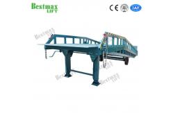 China Hydraulic Mobile Dock Ramp With Outriggers , Container Forklift Loading Ramp supplier