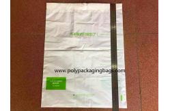 China Degradable 18X19 LDPE Plastic Hotel Laundry Bag With Drawstring supplier