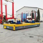 Free Move Material Transfer Cart Battery Operated Hydraulic Steering for sale