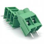 HQ635 2 Poles Busbar Pcb Screw Terminal Block 6.35/7.62mm Pitch