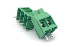 China HQ635 2 Poles Busbar Pcb Screw Terminal Block 6.35/7.62mm Pitch supplier
