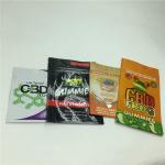 OEM Smell Proof Plastic Pouches Packaging k Aluminum Foil Cbd Gummy Bear Bud Seeds Pouch for sale