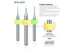 China Polished PCB Drill Bits With Tungsten Carbide Tips For High Precision Drilling supplier