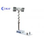 4*200W roof Mounted 66km/h Prostrate Telescopic Mast 72000lm for sale