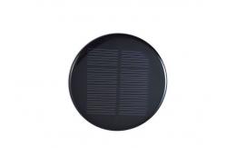 China Mono Solar Cell Circular Solar Panels Charging For Solar Garden Light Battery supplier
