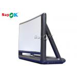 Waterproof PVC 6.4x4.6mH Commercial Inflatable Sealed Air Screen for sale