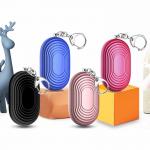 130db ABS Personal Keychain Alarm For Women Finger Print for sale