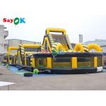 Outdoor Funny Inflatable Obstacle Course Digital Pringting Blow Up Obstacles Games