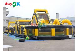 China Outdoor Funny Inflatable Obstacle Course Digital Pringting Blow Up Obstacles Games supplier