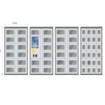 Coin Bill Acceptor Credit Card Android Vending Lockers for sale