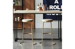 China Wheelless Upholstered Bar Stools Counter Stools No Fold supplier