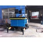Two Control Box Mobile Scissor Lift Table 380V 50HZ Voltage Scissor Arm Support for sale