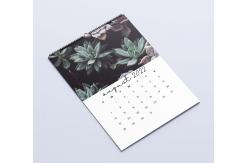 China Matte Lamination Desk Calendar Printing 600-1000gsm Monthly Wall Calendars supplier