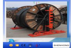 China 1900MM Width 10T Cable Drum Jacks Durable Hydraulic Reel Elevators supplier