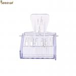 High Quality Transparent Queen Clip Catcher Queen Introduction Cage For Beekeeping for sale