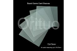 China Gloss Clear Trading Card Sleeves Cpp Easy Shuffling Doube Side supplier