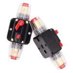 Switchable Automotive Circuit Breakers IP67 Manual Reset Switch 80A Circuit Breaker