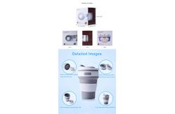 China Microwavable Odorless 350ML Collapsible Silicone Coffee Cup supplier
