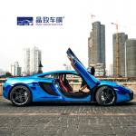 Derek Blue Car Care Product Stretchable Chrome Vinyl Wrap As Mirror Film 1.52*18m--Manufactory Directly for sale