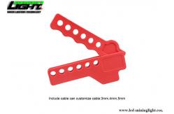 China Adjustable 1.8m Cable Stainless Steel Safety Lock Out supplier